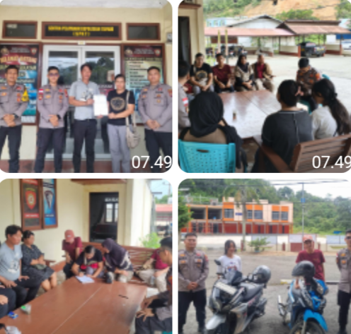 Mediasi Polsek Sekayam Berjalan Kondusif, Perkara Lakalantas Berakhir Damai