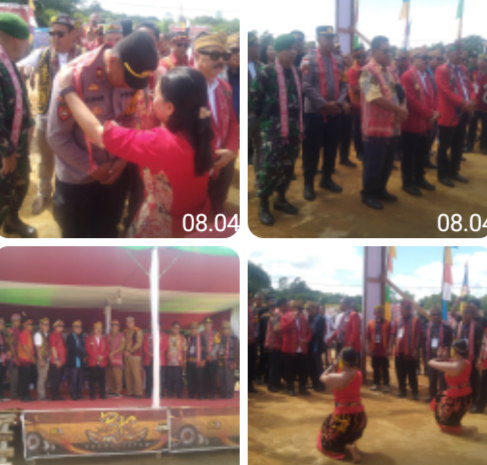 Kapolsek Meliau Hadiri Pembukaan Gawai Adat Dayak, Budaya dan Persaudaraan Jadi Semangat Utama