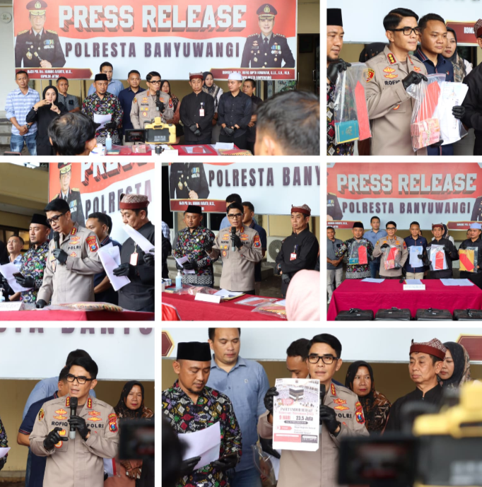 Kerugian Capai Rp500 Juta Polresta Banyuwangi Bongkar Dugaan Umroh Ilegal, Dua Perempuan Jadi Tersangka*