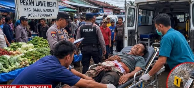 Sopir mopen Tikam pedangan Sayur Korban Dirujuk ke RSUD Sahudin Kutacane