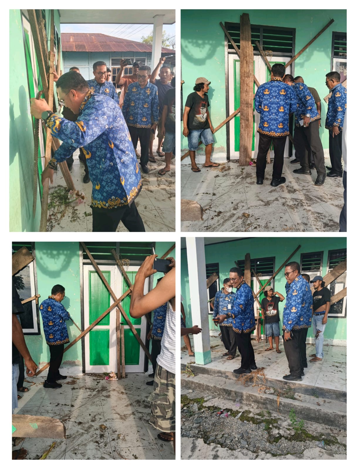 Kadis DPMD Halsel Bertindak Cepat, Kantor Desa Kupal yang Dipalang Kembali Dibuka