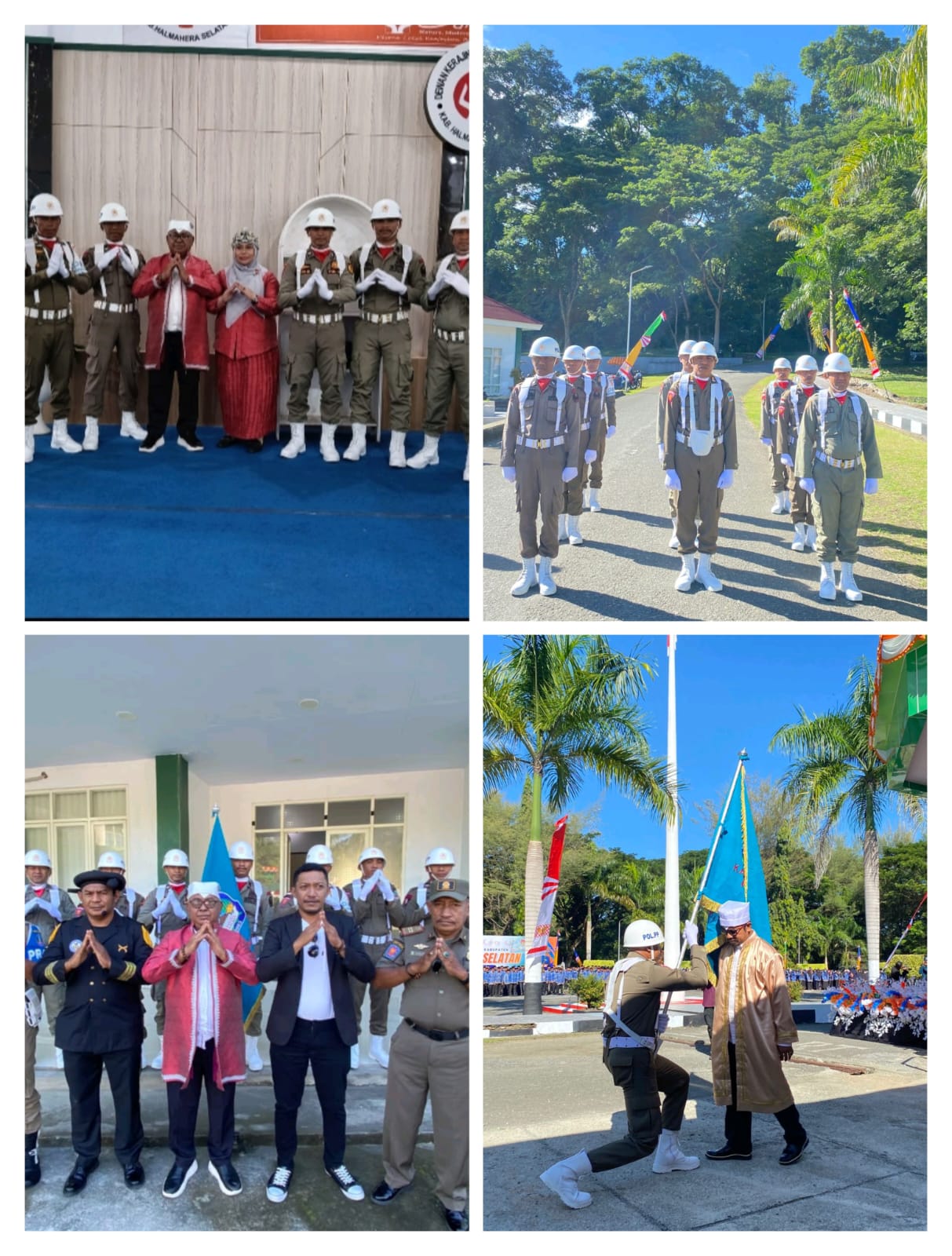 Pasukan Pataka HUT ke-23 Kabupaten Halmahera Selatan Sukses Jalankan Tugas
