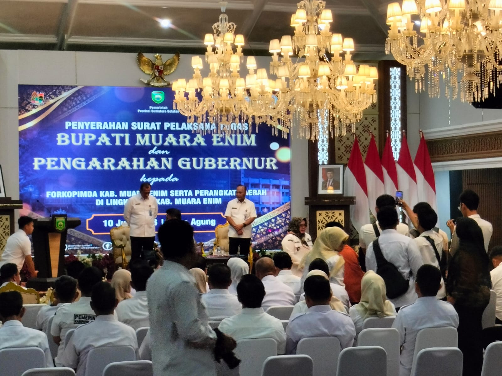 Pasca Penetapan Edison Sebagai Tersangka KPK Dan Penyerahan Surat Pelaksana Tugas Bupati Muara Enim 