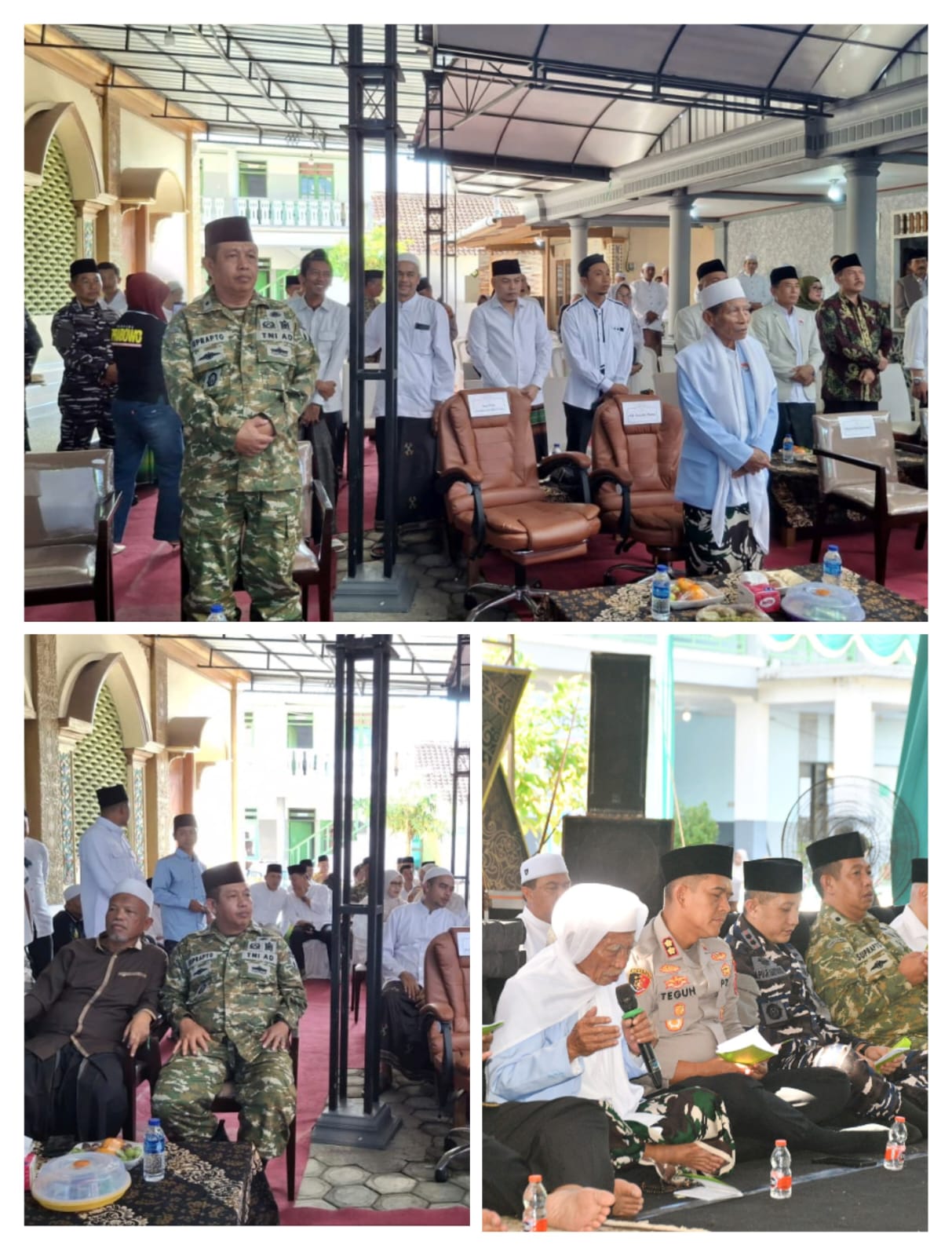 Kasdim 0825/Banyuwangi Hadiri Hari Lahir Pondok Pesantren Mansya’ul Huda ke-56 dan Istighotsah Jamaah Dzikir Nurul Wathon Bersama TNI-Polri serta Masyarakat