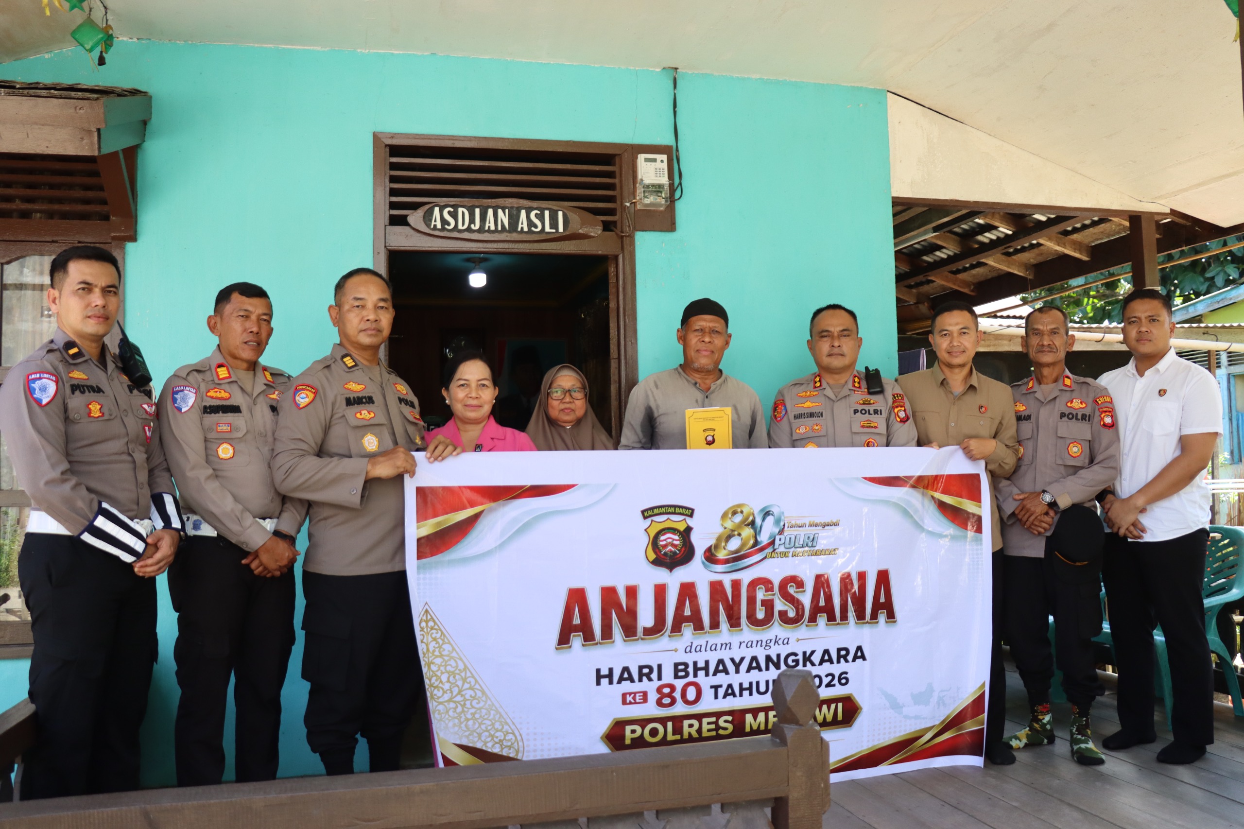 Anjang Sana Polres Melawi Kepada Purnawirawan dan Warakawuri Polri