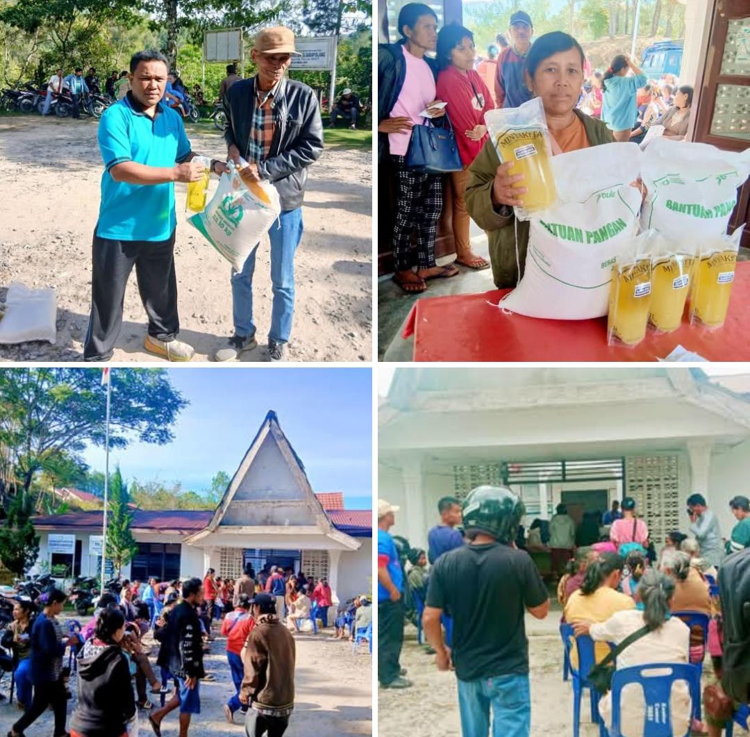 Penyaluran Cadangan Pangan Pemerintah di Kecamatan Sijamapolang Berjalan Lancar