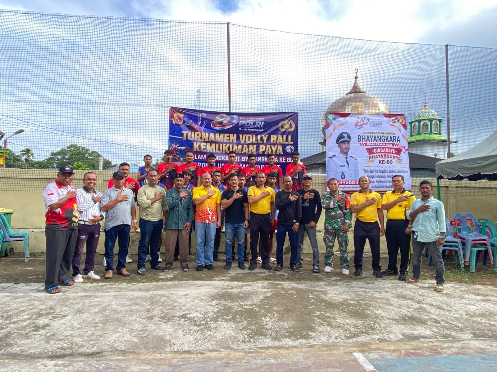 Turnamen Bola Voli Kemukiman Paya Meriahkan Hari Bhayangkara ke-80 Tahun 2026