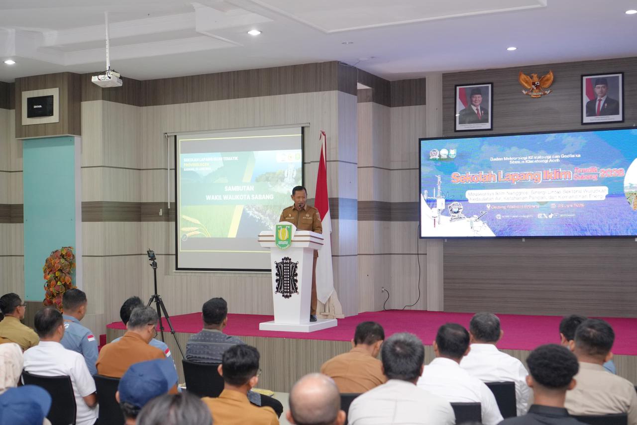 Pemko Sabang Sambut Sekolah Lapang Iklim 2026, Perkuat Adaptasi Perubahan Iklim