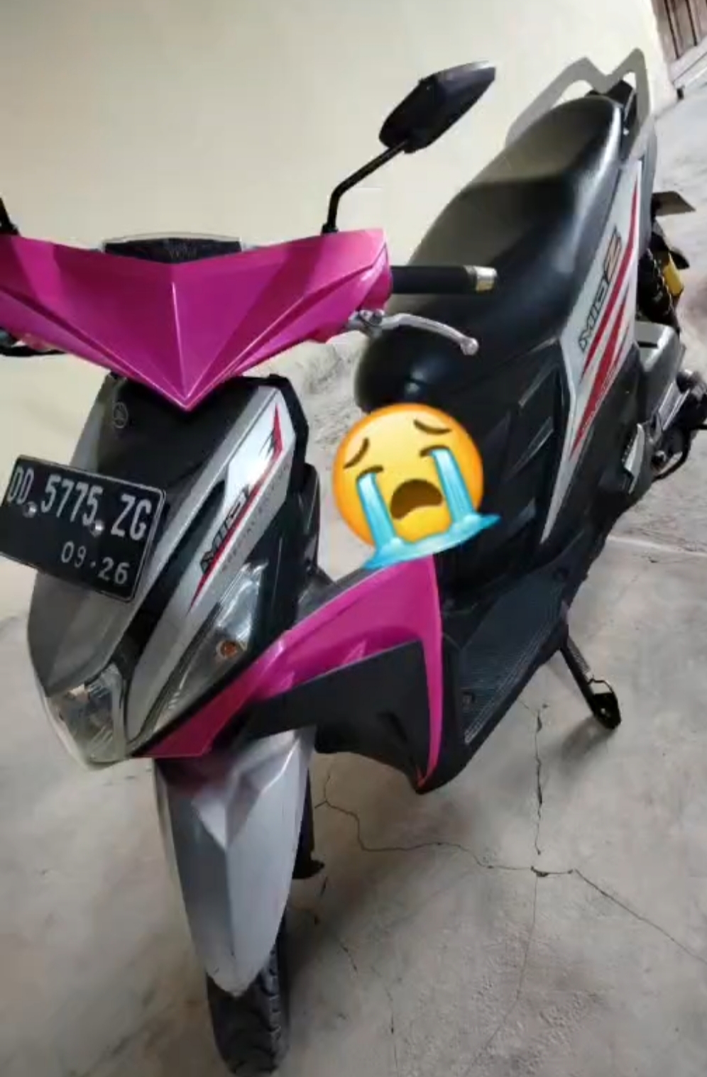 PENCARIAN MOTOR HILANG: YAMAHA MIO S PINK DD 5775 ZG MILIK STAF KOMINFO BULUKUMBA*  