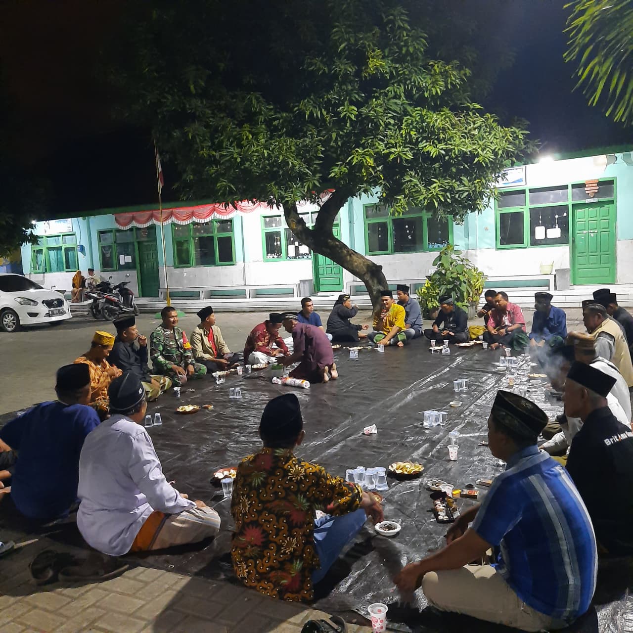 Koramil 0825/09 Tegaldlimo Monitoring Syukuran Terpilihnya Anggota BPD Desa 
