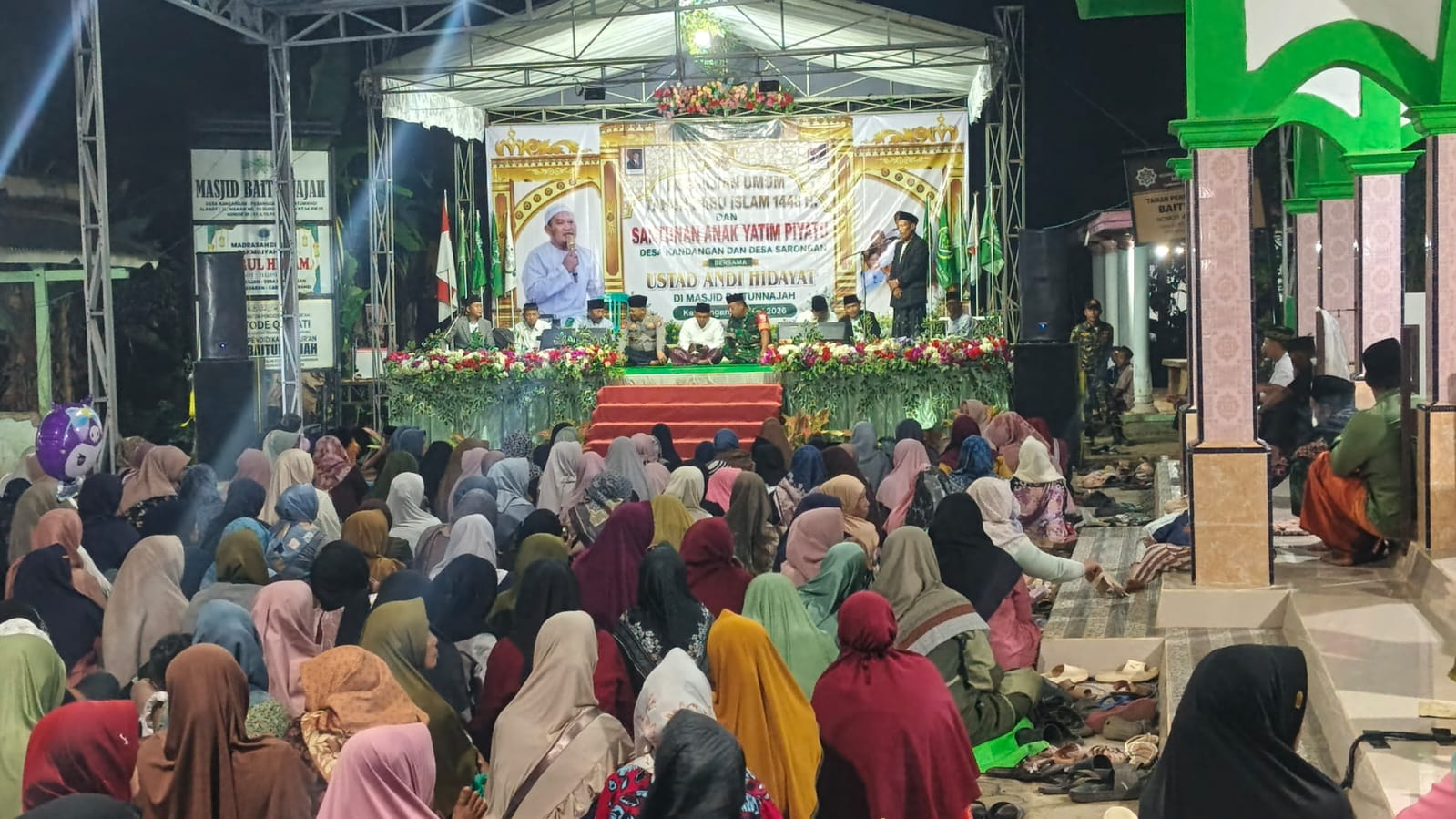 Koramil Pesanggaran Menghadiri Pengajian Umum Memperingati Tahun Baru Islam 1 Muharam 1448 H dan Santunan Anak Yatim, Mewujudkan Mempererat Ukhuwah Islamiyah Nilai Harmonis