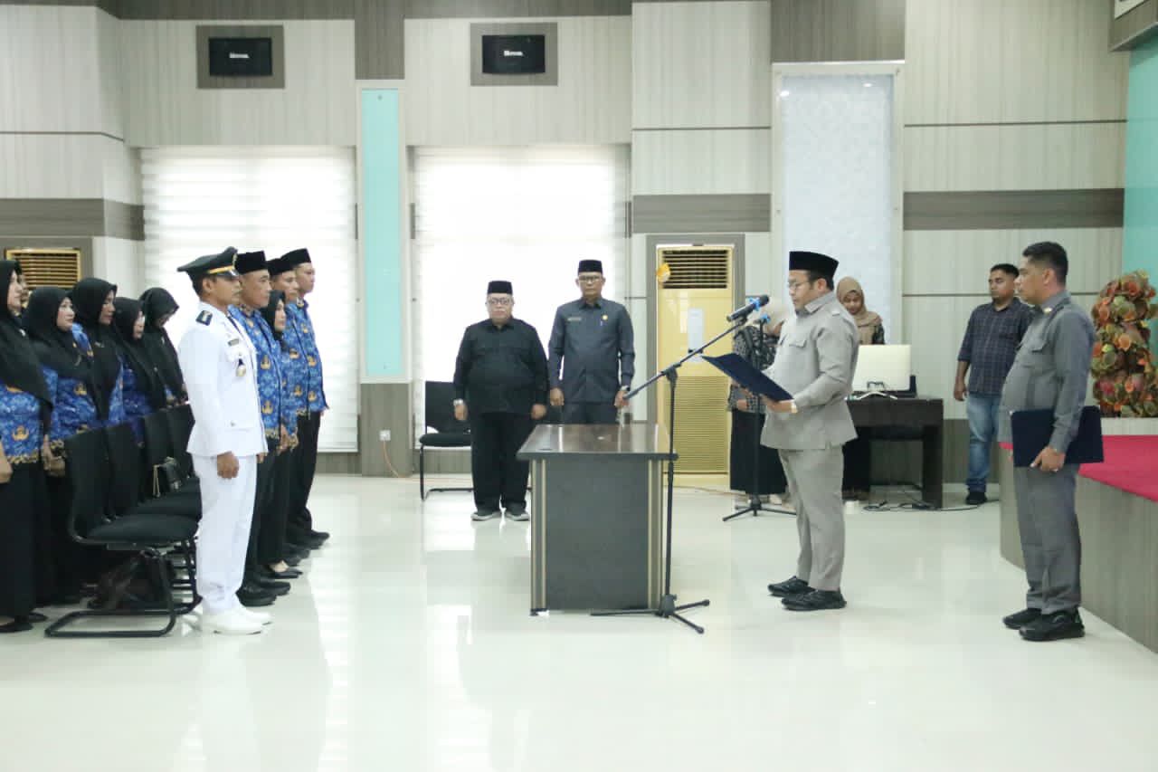 Wali Kota Sabang Lantik 20 Pejabat, Tekankan Integritas dan Profesionalitas