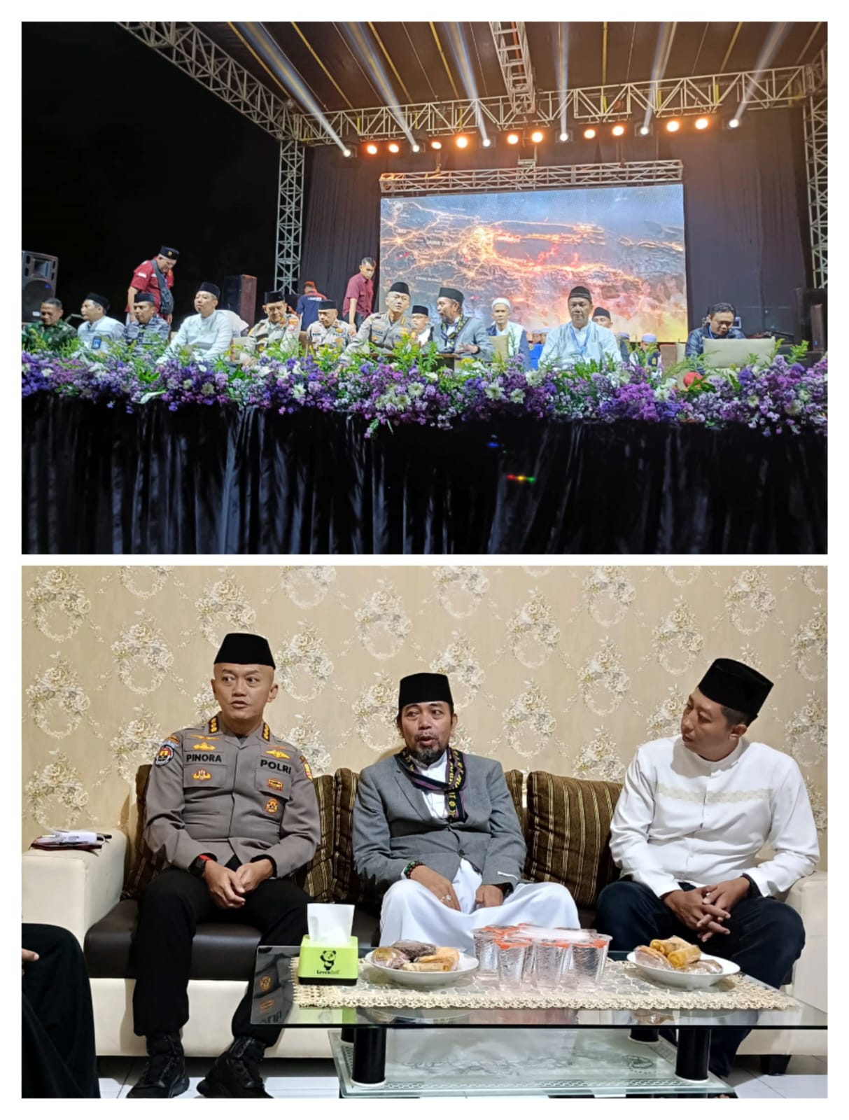 Kalapas Kelas IIA Banyuwangi Solichin Hadiri PW Fast Respon Bersholawat dalam Rangka HUT Bhayangkara ke-80