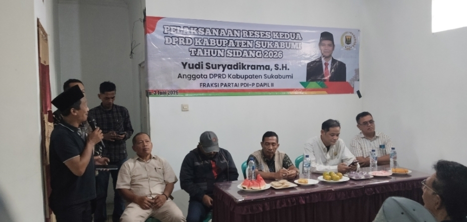 Yudi Suryadikrama Serap Aspirasi Warga dalam Reses Kedua DPRD Kabupaten Sukabumi Tahun Sidang 2026