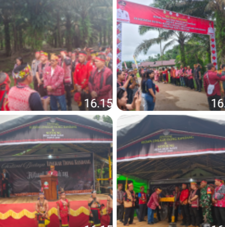 FESTIPAL BUDAYA LINGKAR TIONG KANDANG DI DESA PADI KAYE BATANG TARANG.