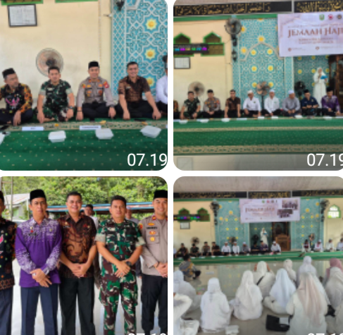 Polsek Tayan Hilir Amankan Penyambutan Jemaah Haji Kabupaten Sanggau, Berlangsung Khidmat dan Kondusif