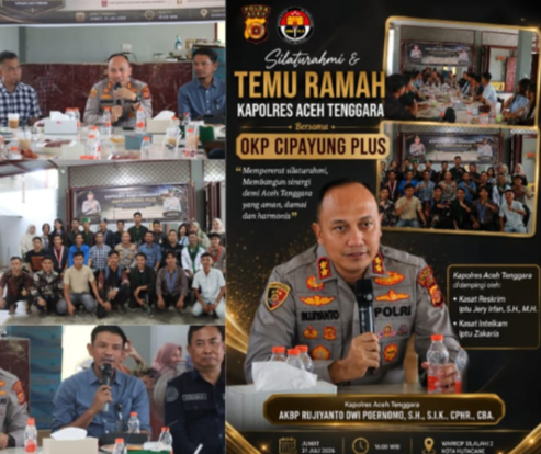 Perkuat Sinergi dengan Generasi Muda, Kapolres Aceh Tenggara Gelar Silaturahmi dan Temu Ramah Bersama OKP Cipayung Plus
